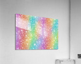rainbow colors spectrum background Acrylic Print