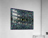 background pattern mushrooms Acrylic Print