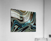 abstract waves background wallpaper Acrylic Print
