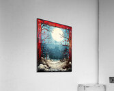 christmas frame border Acrylic Print