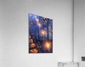 rain van gogh style Acrylic Print