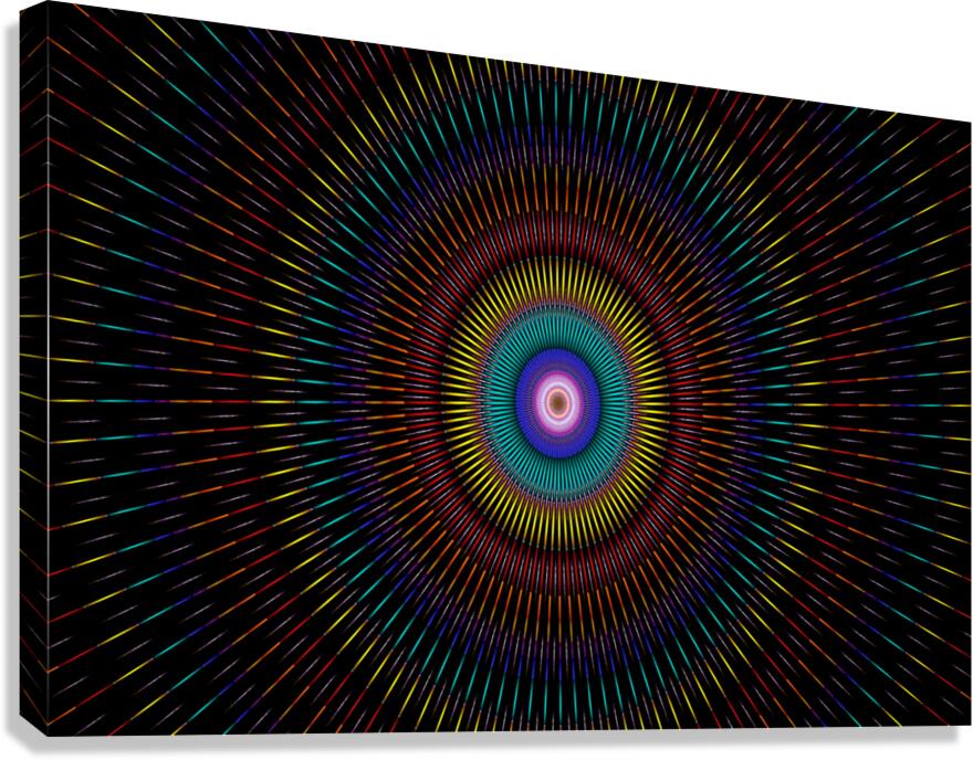 artskop kaleidoscope pattern Canvas Print