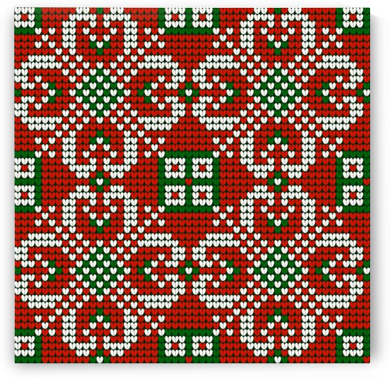 grandma s christmas knitting  pattern red green w by Etnousta