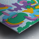 Pattern HotdogTrap Metal print