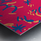 Pattern Booty Faces Metal print