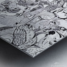 Animal Seamless Pattern Metal print