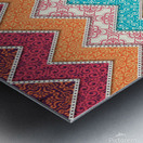 ethnic floral pattern Metal print