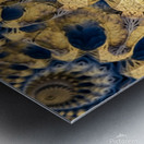 fractal spiral infinite psychedelic Metal print