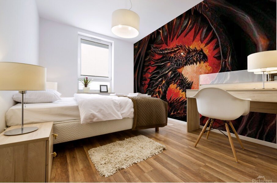 Dragon Mural print