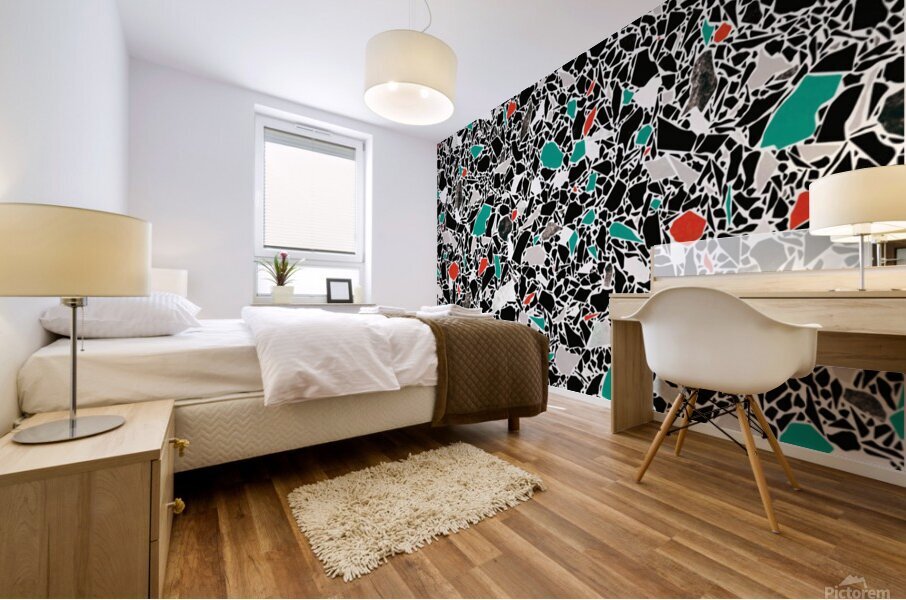 illustration abstract pattern Mural print