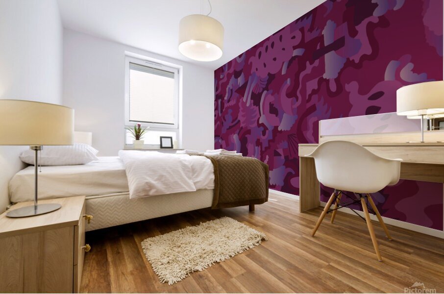 Pattern Warhola Mural print