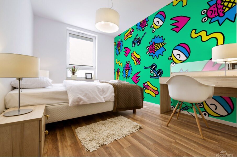 Pattern AdweekSummer Mural print