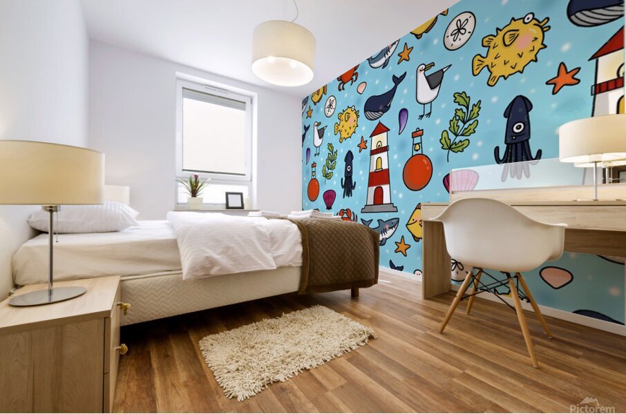 Surface Pattern Design Mural print
