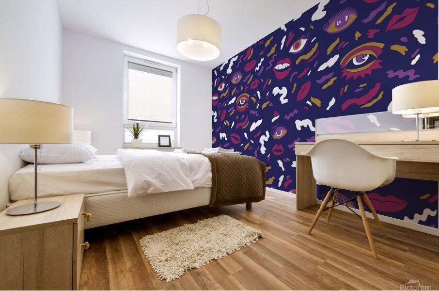Pattern Burton Galmour Mural print