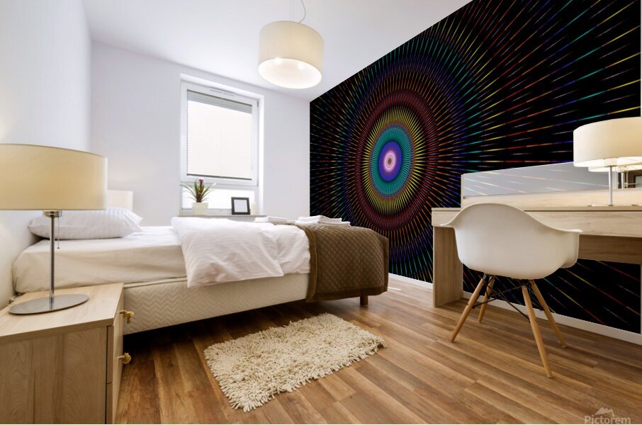 artskop kaleidoscope pattern Mural print