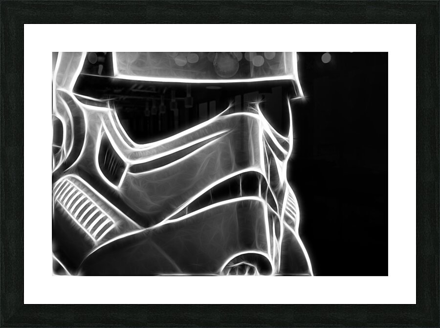 stormtroopers sci fi mask Picture Frame print