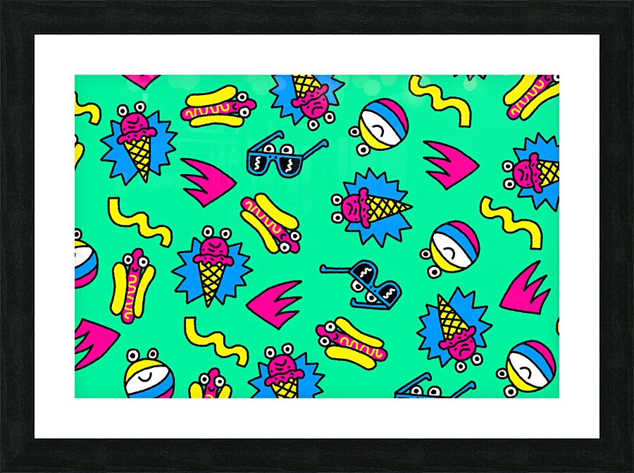 Pattern AdweekSummer Picture Frame print