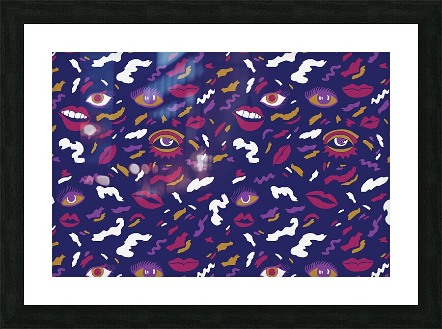 Pattern Burton Galmour Picture Frame print