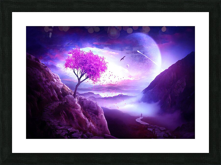 Fantasy World Picture Frame print