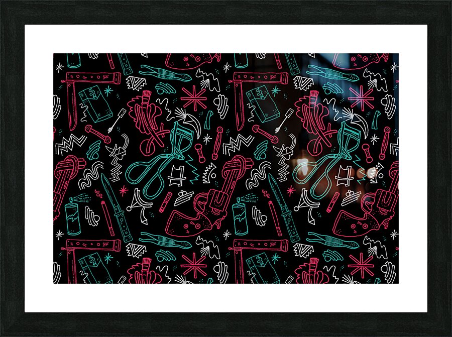 Abstract Pattern Picture Frame print