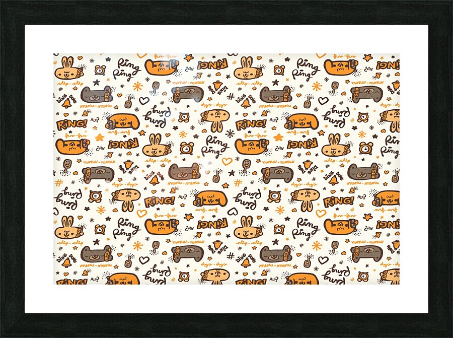 Animal Patterns safari Picture Frame print