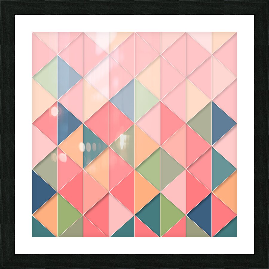 background geometric triangle Picture Frame print
