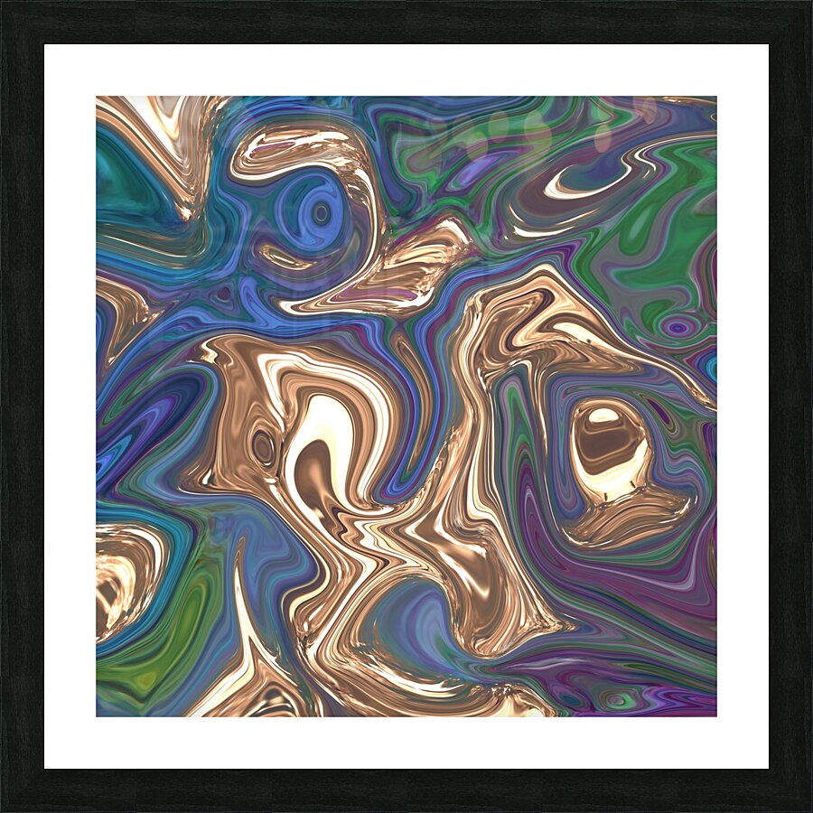 pattern psychedelic hippie abstract Picture Frame print