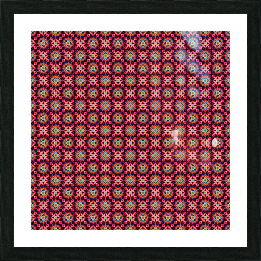kaleidoscope seamless pattern Picture Frame print