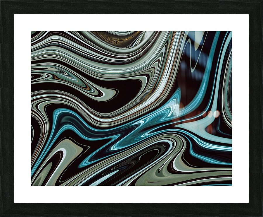 abstract waves background wallpaper Picture Frame print