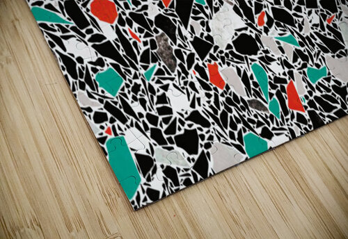 illustration abstract pattern Etnousta puzzle