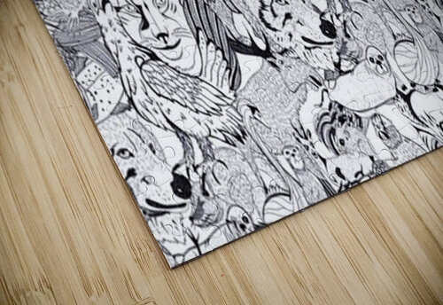 Animal Seamless Pattern Etnousta puzzle