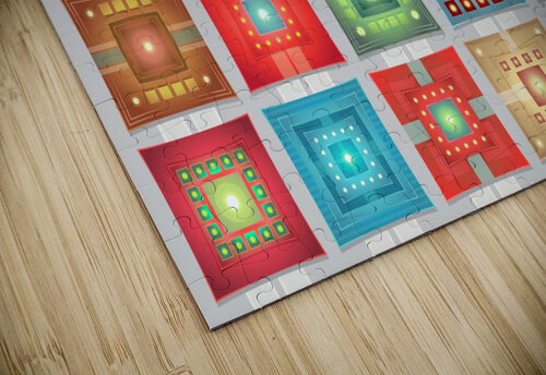 tiles pattern background colorful Etnousta puzzle