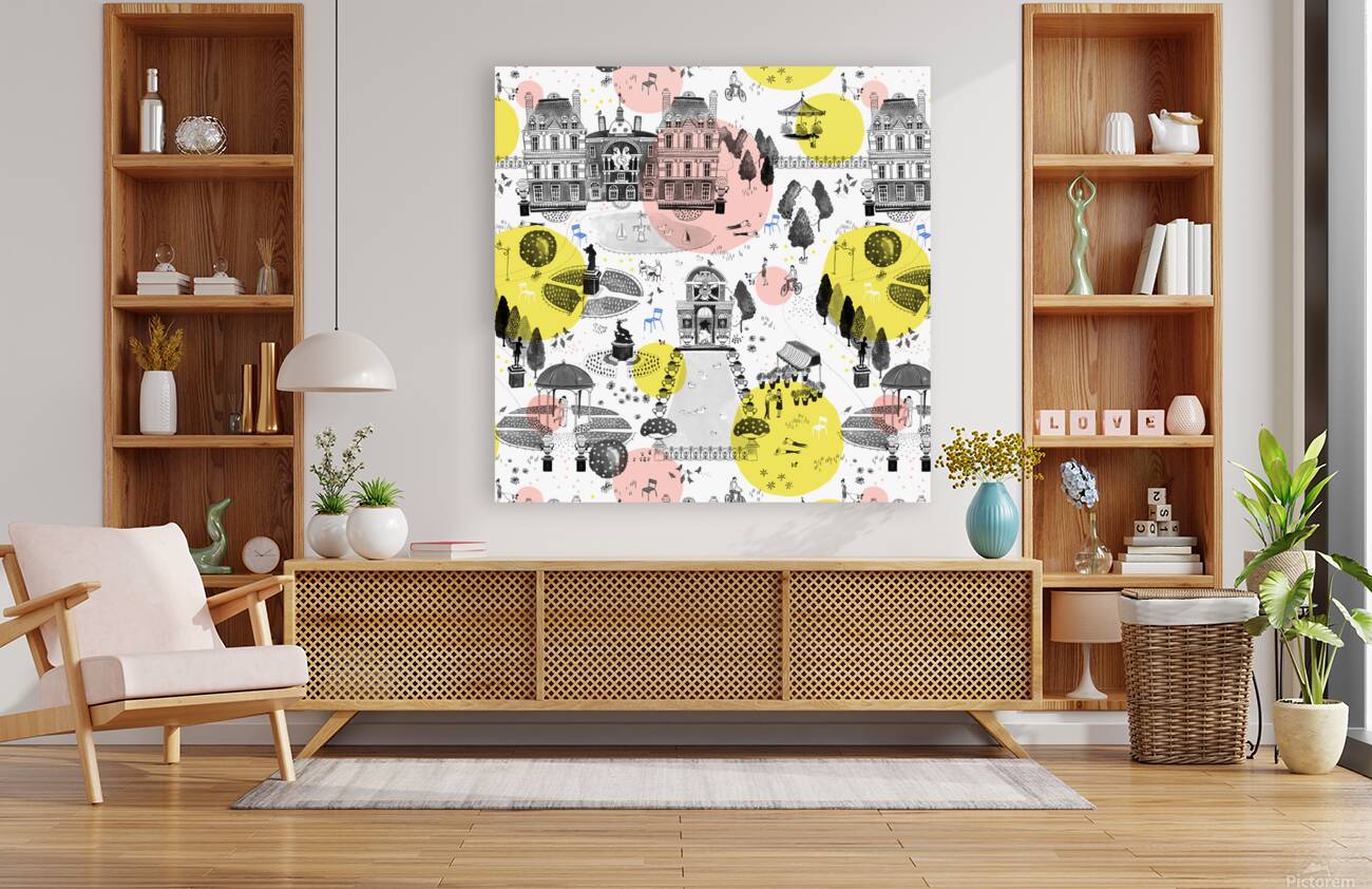 The Park  pattern design Reproduction