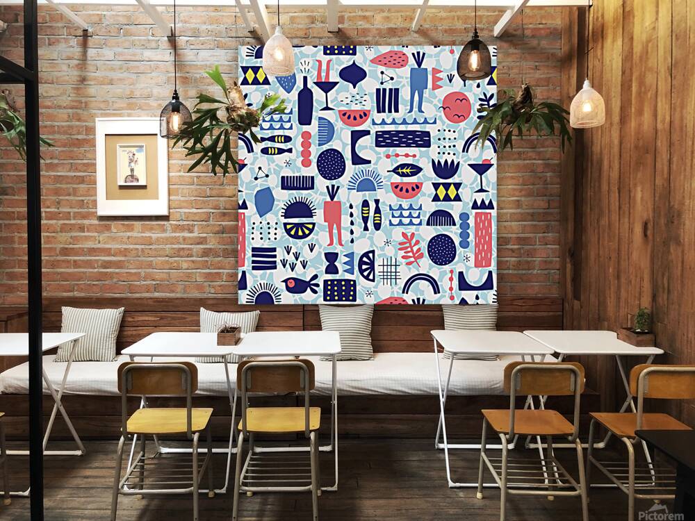 Vector illustrated pattern design Reproduction