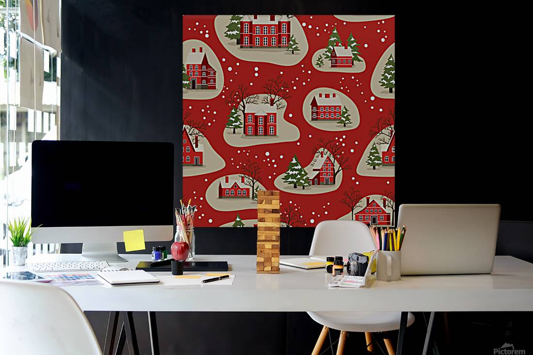 christmas new year seamless pattern Reproduction
