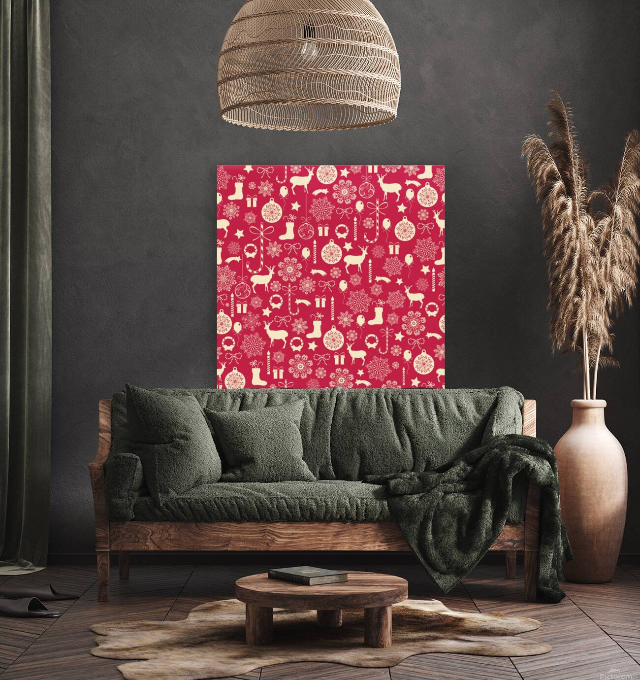 christmas pattern background Reproduction