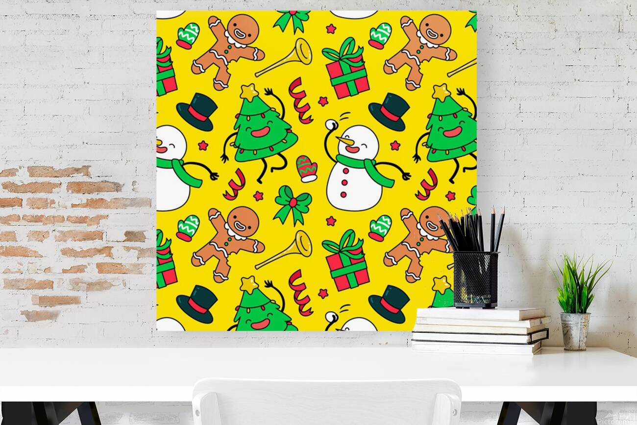 funny decoration christmas pattern Reproduction