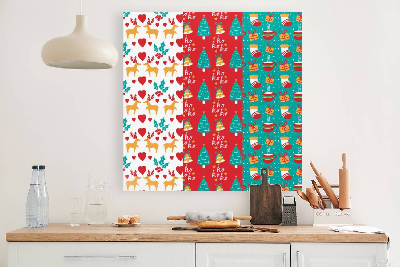 funny christmas pattern Reproduction