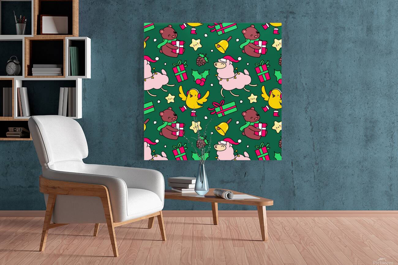 funny decoration christmas pattern background Reproduction