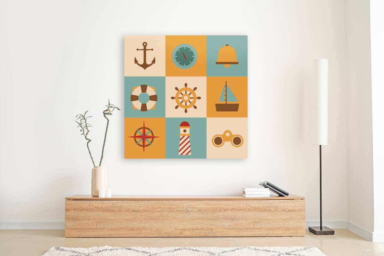 nautical elements collection Reproduction