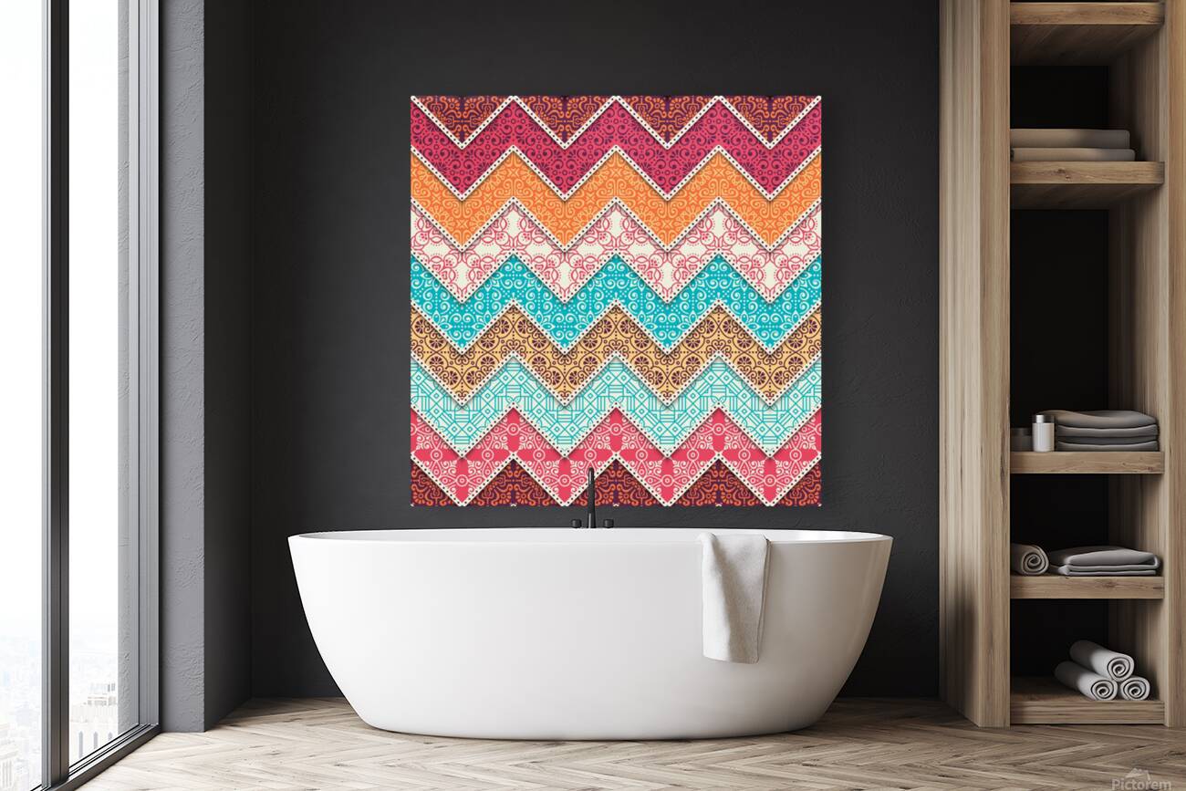 ethnic floral pattern Reproduction
