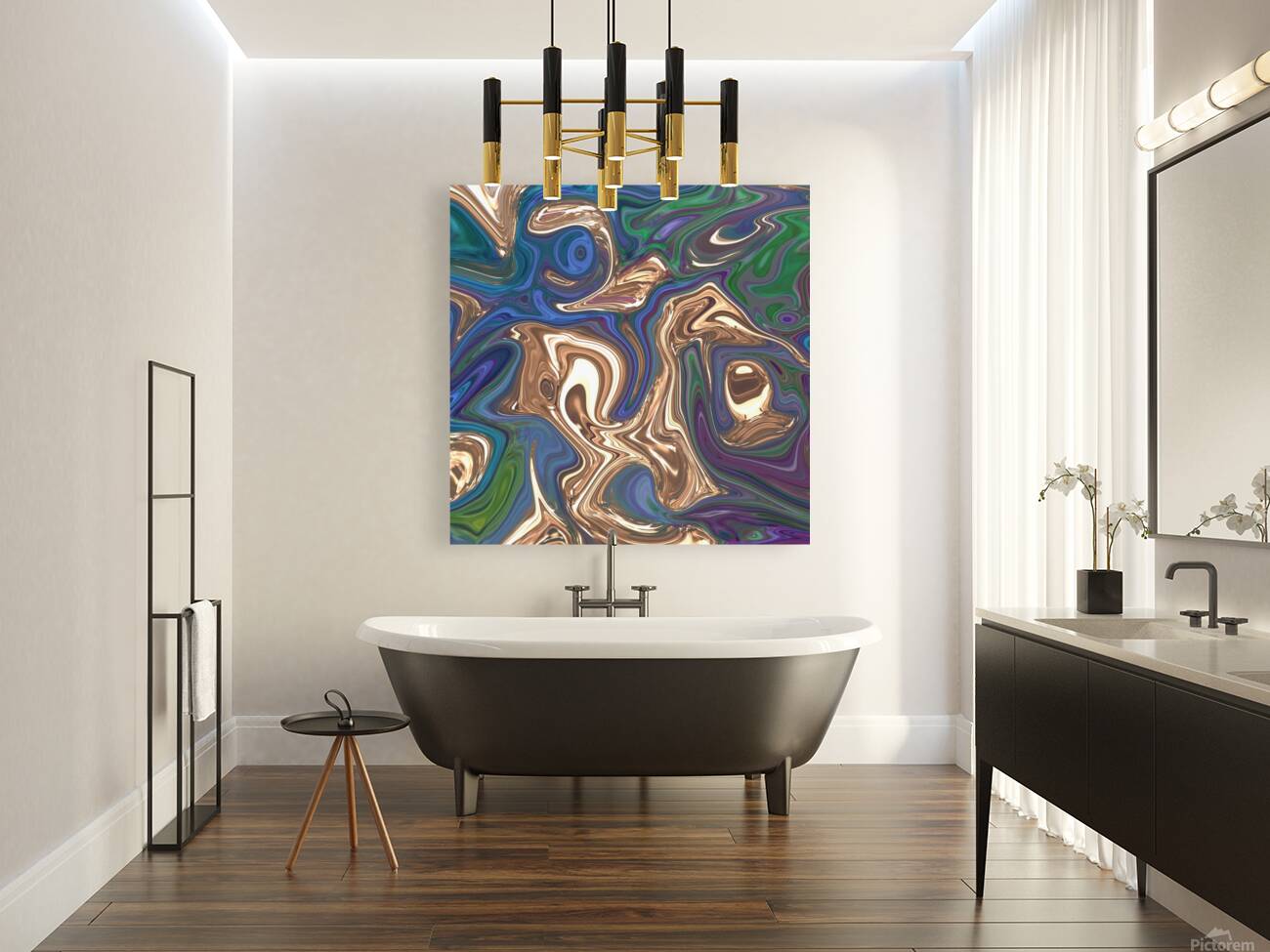 pattern psychedelic hippie abstract Reproduction