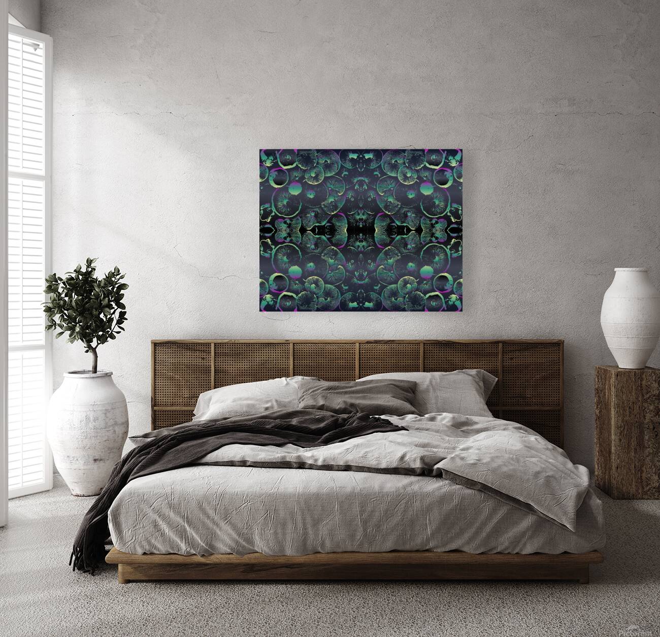 background pattern mushrooms Reproduction