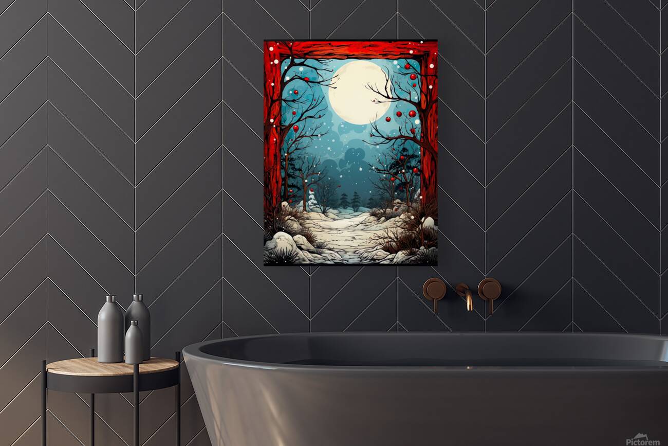 christmas frame border Reproduction