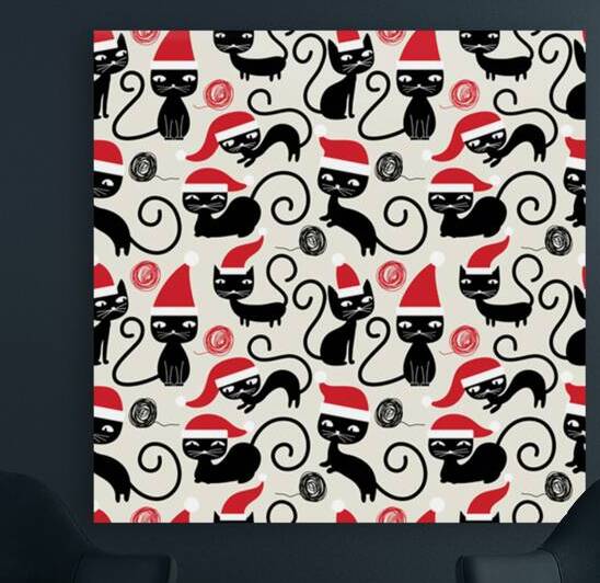 Cute christmas seamless pattern vector by Etnousta