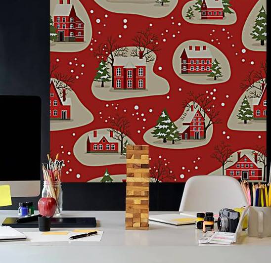 christmas new year seamless pattern by Etnousta