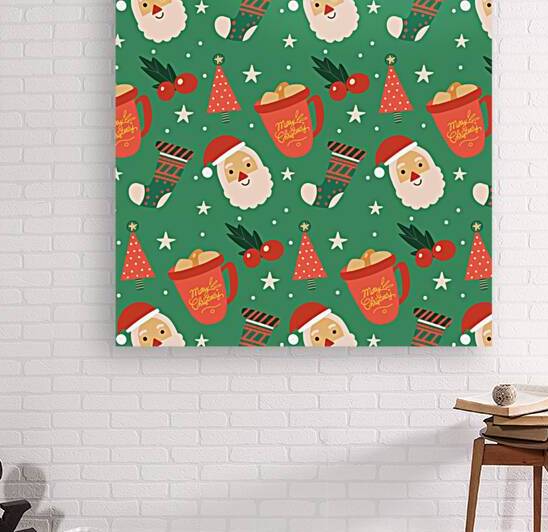 colorful funny christmas pattern by Etnousta
