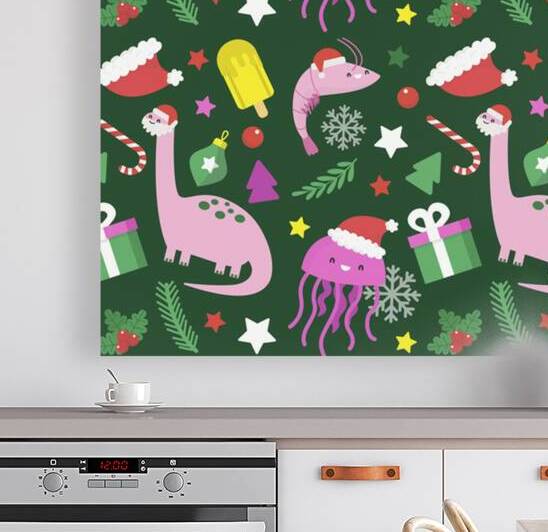 colorful funny christmas pattern by Etnousta