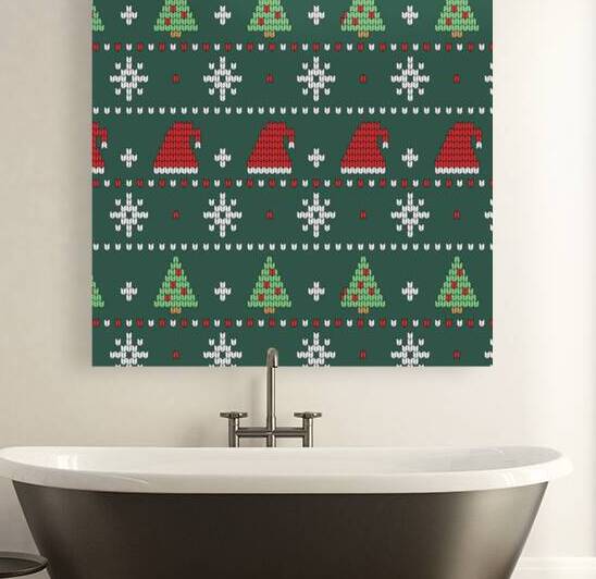 beautiful knitted christmas pattern by Etnousta