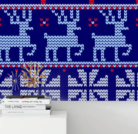 knitted christmas pattern by Etnousta